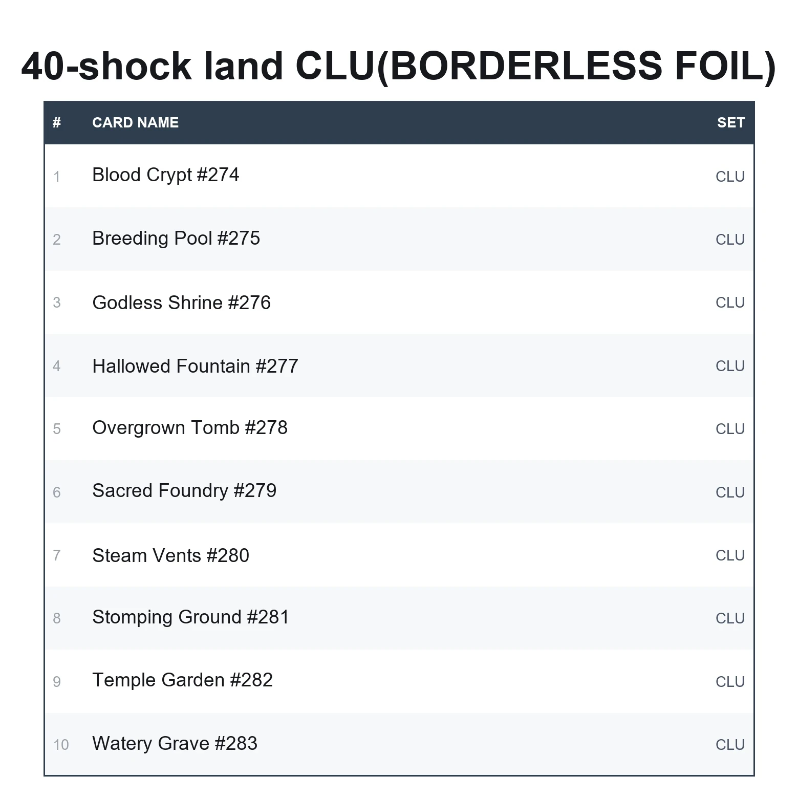 shock land CLU - Image 2